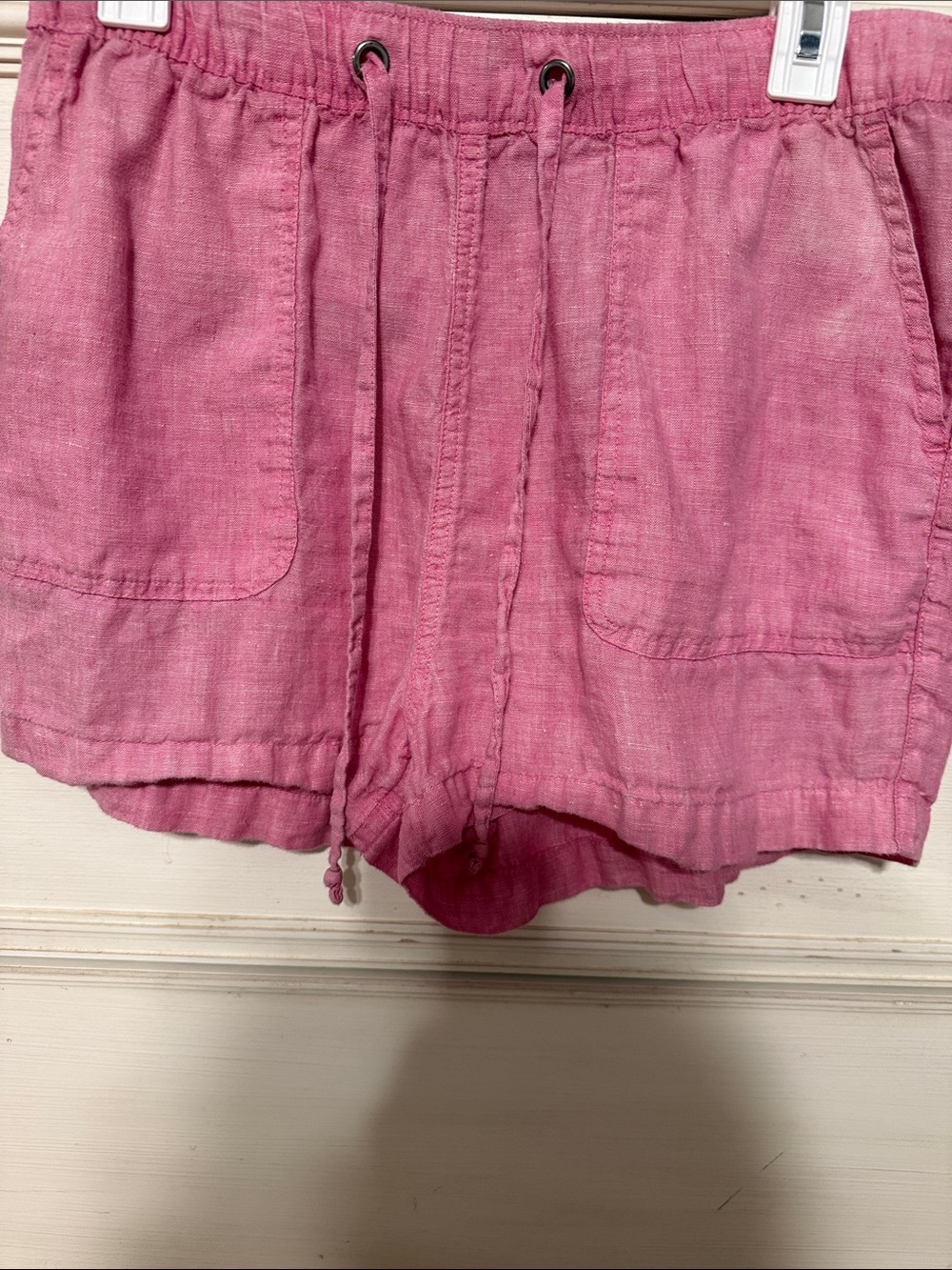 C&C California High-Waist Drawstring Shorts in Dusty Rose